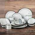Cinsa 23Piece Enamel Dinnerware Set, Includes Plates, Bowls, Mugs