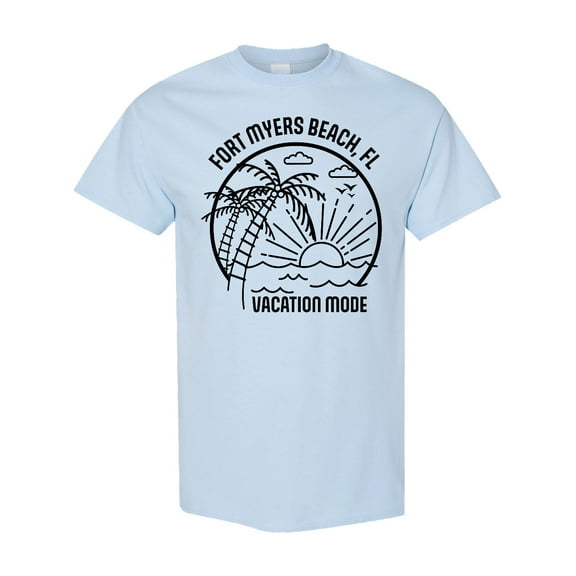 Inktastic Summer Vacation Mode Fort Myers Beach Florida T-Shirt