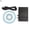 Black, variant on Cheers.US USB 2.0 External 6 Channel 5.1 Optical Audio Sound Card for Notebook Laptop PC