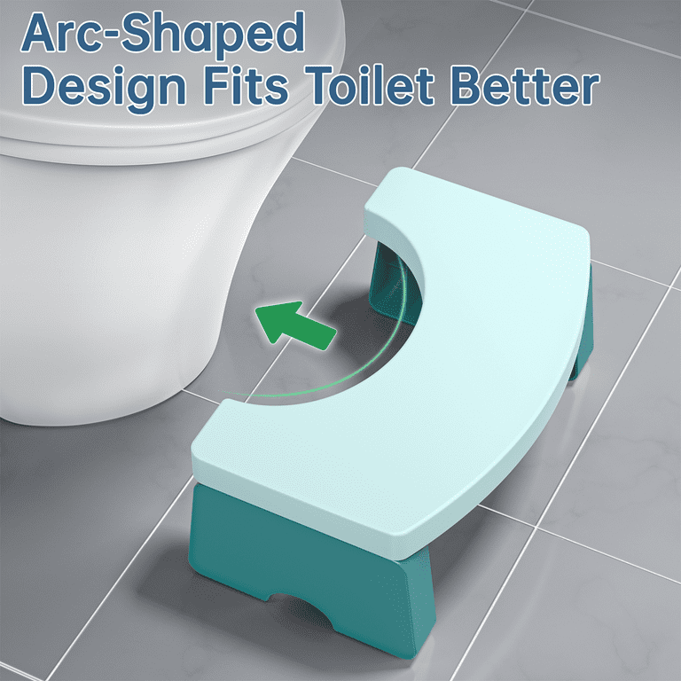Toilet Foot Stool - Foldable Squatting Stool For Better Bathroom Posture