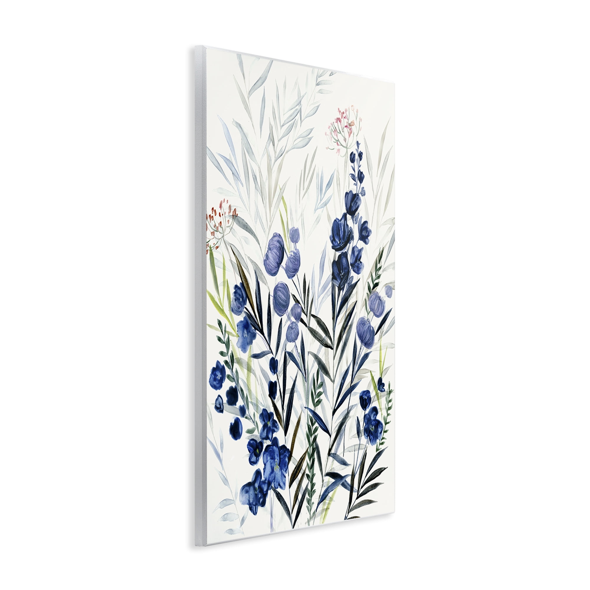 Stupell Industries Varied Indigo Herbs Plants & Flowers Painting Unframed Art Print Wall Art, 13 x 19