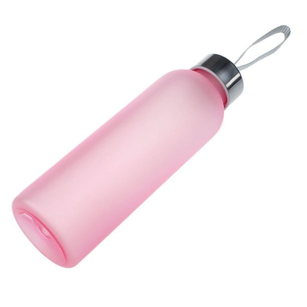 ¡Libre! Nuevo Botella de agua de viaje portátil para deporte, zumo de fruta, hermética, 600ML