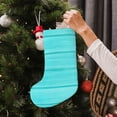 thumbnail image 5 of Goofa Turquoise Wooden for Christmas Stockings, 18inch Xmas Hanging Stocking Decorations for Christmas Party Family Decor, 5 of 7