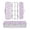 Neon Purple Leopard Print, variant on Plastic Pencil Box Large Capacity Pencil Boxes Clear Boxes with Snap-Tight Lid Stylish Office Supplies Storage Organizer Box Gold Leopard Print Pattern