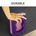 thumbnail image 5 of MicroDry Sure Grip Yoga Block Set of 2 - Purple/Pink, 5 of 7