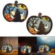 thumbnail image 1 of Decoración de Calabaza 2 Piezas Adorno Especial de Halloween Hecho BLESIY, 1 of 8