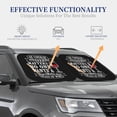 thumbnail image 4 of Haiem Wine Funny Car Windshield Sun Shade (2 Pieces) Foldable Windshield Sun Shade Car Accessories for Truck SUV Pickup-Medium, 4 of 7