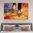 thumbnail image 4 of Abstract Art Modern Decorative Painting Feet Framed Canvas Poster Bedroom Decor Sports Landscape Office Room Decor Gift,Frame-style,24x36inch(60x90cm), 4 of 8