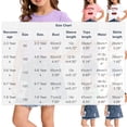 thumbnail image 3 of ITSAME Girls Outfit Sets, Crewneck Printed T-Shirts and Denim Skirts Summer Casual Clothes 2-Piece Purple Size 4-5, 3 of 6