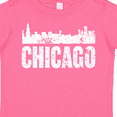thumbnail image 4 of Inktastic Chicago Skyline Grunge Boys or Girls Toddler T-Shirt, 4 of 5
