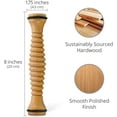 thumbnail image 2 of Body Back Wooden Foot Roller: Targeted Relief for Plantar Fasciitis, Heel Spurs, and Arch Pain, 2 of 5