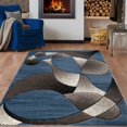 thumbnail image 4 of MDA Home Rhodes Gray/Multi-Color Polypropylene Area Rug - 7'11" Round, 4 of 5