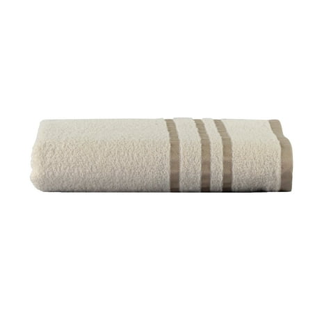 Mainstays Basic Bath Collection - Single Bath Towel, Vanilla Stripe