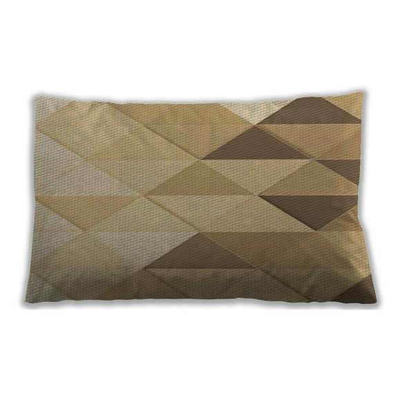 Ahgly Company Indoor Rectangular Contemporary Lumbar Throw Pillow, 13 inch by 19 inch