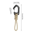 thumbnail image 2 of LHWEN Camping Gear Key Lanyard Anti-Loss Wrist Strap Multi-Functional Quick-Release Hook Outdoor Fast Hanging Tool Portable Organizer for Hiking and Travel, 2 of 2
