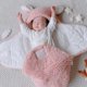 thumbnail image 5 of Manta envolvente para bebé, manta receptora de felpa de algodón bonita para niños y niñas, envolturas suaves para dormir para recién nacidos, 5 of 5