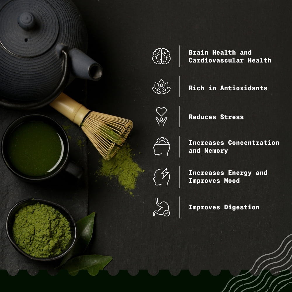NaturaleBio Matcha Green Tea Powder Ceremonial Grade Organic 3.5 oz