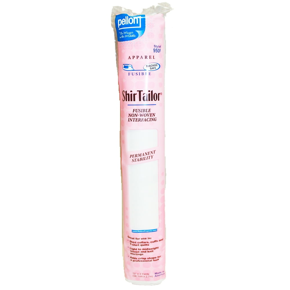 Pellon Midweight Fabric Stabilizer, White 15" x 3 Yards Precut