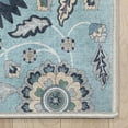 thumbnail image 3 of Well Woven Kings Court Charlotte Transitional Floral Flatweave Light Blue 7'10" x 9'10" Area Rug, 3 of 6