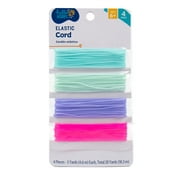 Hello Hobby Multicolor Elastic Cord, 4-Pack, Boys & Girls, Ages 6+