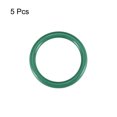 thumbnail image 2 of Fluorine Rubber O Rings, 28mm OD, 21mm Inner Diameter, 3.5mm Width, Seal Gasket Green 5 Pcs, 2 of 3
