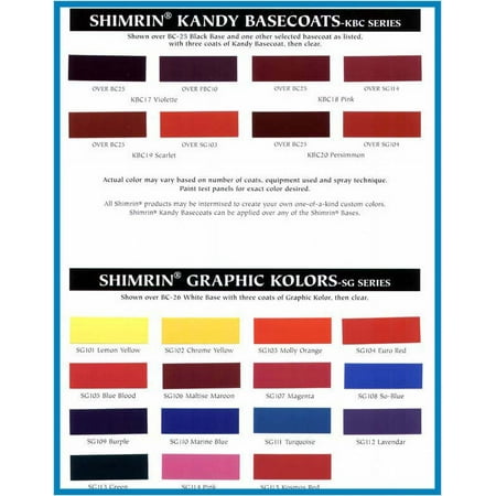 4 oz EURO RED SG104/SG-104 GRAPHIC HOUSE OF KOLOR PAINT Pre Blend Ready-to-Spray