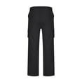 thumbnail image 3 of Fall Trousers For Mens With Elastic Waist Width And Soft Mens Jeans Regular Fit,Black,4XL, 3 of 7