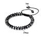 thumbnail image 1 of Pulsera magnética de piedra biliar negra, piedra energética para la salud, pulsera tejida retro, 1 of 4