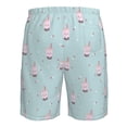thumbnail image 6 of Kdxio Boba Milk Tea F Pattern Mens Casual Shorts - Drawstring Summer Beach Sports Shorts for Men, 6 of 9