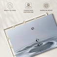 thumbnail image 6 of Elephant Stock Drops Into The Water Wall Art - Horizontal Canvas Wall Art - Living Room Wall Decor - Wellness Canvas - Blue And Decor - 36" x 24", 6 of 8