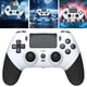 thumbnail image 1 of [Blanco] Controlador Juegos Inalámbrico Hall Rocker PS4 Con Función Somatosensorial Giroscopio Ejes Programación Macro [T48], 1 of 9