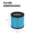 thumbnail image 2 of Nispira 3-in-1 True HEPA with Activated Charcoal Replacement Filter For TOPPIN TPAP002 TPFF002 Air Purifier Comfy Air C1, 1 Pack, 2 of 5