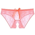 thumbnail image 2 of Lolmot Women Soft Sexy Underwear,Women Sexy Floral Lace Panty Underwear Brief Crotchless Thong Lingerie, 2 of 3