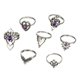thumbnail image 1 of Guardurnaity Conjunto de anillos vintage cómodos con mano de obra exquisita para mujeres y niñas. Conjunto de anillos para mujeres. Ropa, zapatos y accesorios Miscelánea, 1 of 6