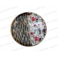 thumbnail image 2 of Landscape & Floral Design Mango Wood Round Serving Tray for Rustic Home Kitchen Coffee Table Decor Wooden Decorative Tray for Dining Room Halloween Christmas Decor, 2 of 2