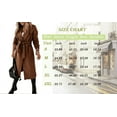 thumbnail image 5 of LANGWYQU Autumn Winter Long Sleeve Women Lapel Solid Jacket Open Front Coat, 5 of 5