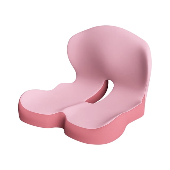 Celinva Orthopedic Cushion, Seat Cushion for Truck Driver, Memory Foam L-Shaped Integrated Seat Cushions, Lumbar Support for Long Sitting Office Worker,I
