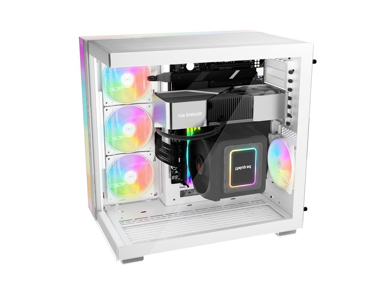 be quiet! Light Base 600 DX - White Steel (SGCC), ABS, Glass ATX