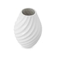 thumbnail image 5 of Mainstays Curved Ribbed White Ceramic Decorative Vase, 9.25", 5 of 5