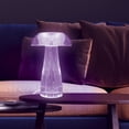 Xtreme Lit Neon MultiColor Mushroom LED Tabletop Touch Lamp, with