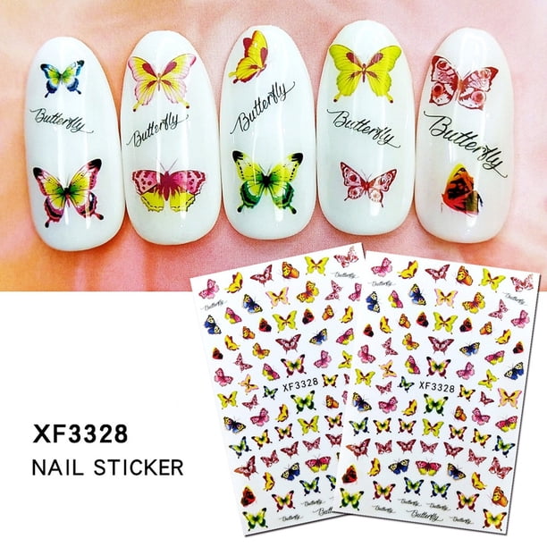 Herramientas para decoración de uñas, juego de pegatinas para uñas, pegatinas para uñas con forma de hoja de arce pequeña, 2 piezas, pinzas para cejas