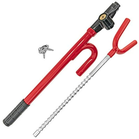 Steering Wheel Bar Lock Adjustable Universal Anti Theft Security System for Car Truck SUV Van