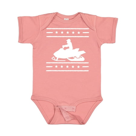 

Inktastic Snowmobile Gift Silhouette Gift Baby Boy or Baby Girl Bodysuit