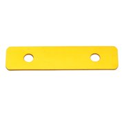 Ikon Motorsports Universal License Plate Compatible with Gold Brushed Aluminum Front Relocate Mounting Bracket