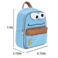 thumbnail image 3 of Mochila Bioworld Mini Cookie Monster de Plaza Sésamo 28 cm, 3 of 7