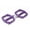 Purple, variant on Mosiee Mountain Bike Pedals Clightweight Nylon Du+Bearing Cycling Pedals Orange