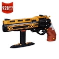thumbnail image 3 of Moc-bloques de construcción para niños, juego de pistola fantasma de concha, Serie 2, modelo de armas exóticas, juguetes técnicos, 3 of 4