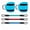 Blue-5pcs, variant on HAN.1 Ankle Straps Resistance Bands Set Fitness Workout Exercise Equipment Ankle Weight Yoga Elastic Fitness Band For Gym Man Woman