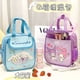 thumbnail image 4 of Bolsa de almuerzo de Hello Kitty Sanrio Kawaii Kuromi Melody Pachacco con patrón de dibujos animados, bolsa Bento portátil multifuncional de gran capacidad, 4 of 4