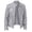 Silver, variant on Jesvior Men's Faux Leather Jacket Long Sleeve Full Zip Mid-Length Casual Outerwear,Sleek Motorcycle-Inspired Style for City Nights, Weekend Hangouts, and Dinner Dates